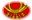Deutsche Bundespost (bandeira de serviço de 1950 a 1994)-Bandeira em vinheta oval