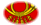 Deutsche Bundespost (bandeira de serviço de 1950 a 1994)-Bandeira em vinheta oval
