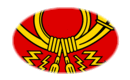 Deutsche Bundespost (bandeira de serviço de 1950 a 1994)-Bandeira em vinheta oval