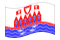 Heiligenhafen-Bandeira ondulante