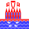 Heiligenhafen-Bandeira quadrada