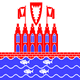 Heiligenhafen-Bandeira quadrada