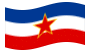 Jugoslávia-Bandeira ondulante