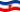 Jugoslávia-Bandeira ondulante estática