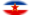 Jugoslávia-Bandeira em vinheta oval