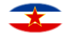 Jugoslávia-Bandeira em vinheta oval