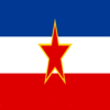 Jugoslávia-Bandeira quadrada