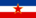 Jugoslávia-Bandeira retangular