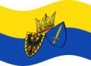 Essen-Bandeira ondulante estática