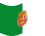 Fuerteventura-Bandeira ondulante estática