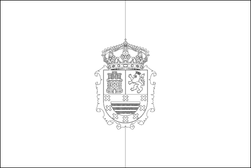 Contorno da bandeira de Fuerteventura para colorir