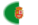 Fuerteventura-Bandeira em vinheta oval