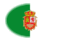 Fuerteventura-Bandeira em vinheta oval