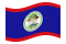 Belize-Bandeira ondulante