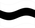Posnânia (província prussiana)-Bandeira ondulante estática