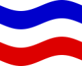 Schleswig-Holstein (província prussiana)-Bandeira ondulante estática