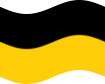Saxônia (província prussiana)-Bandeira ondulante estática
