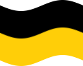 Saxônia (província prussiana)-Bandeira ondulante estática