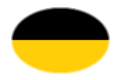 Saxônia (província prussiana)-Bandeira em vinheta oval